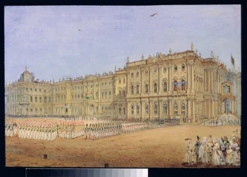 Review at the Winter Palace in St. Petersburg